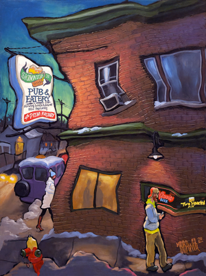 Skinners Pub - St. Paul Original Painting