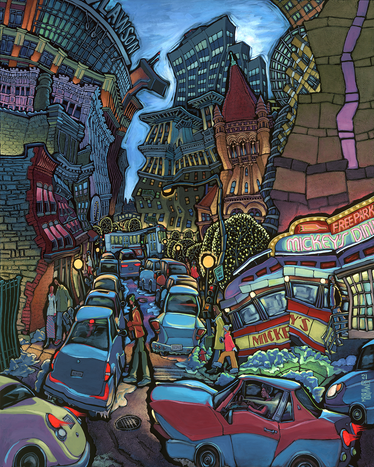 St. Peter Street Original Painting