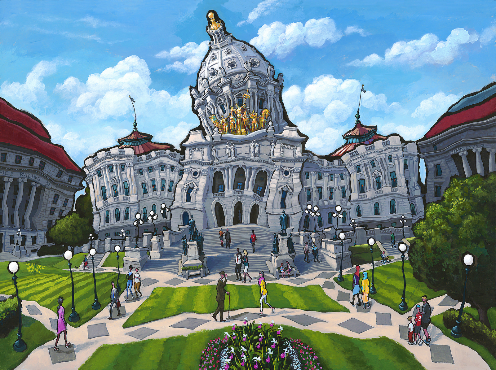 Minnesota State Capitol Original Painting