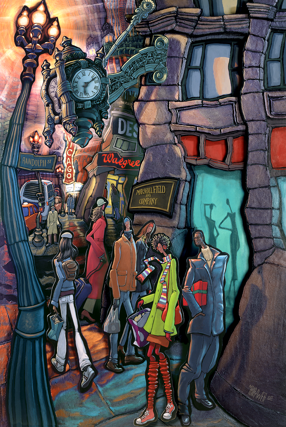 State & Randolph Original Painting