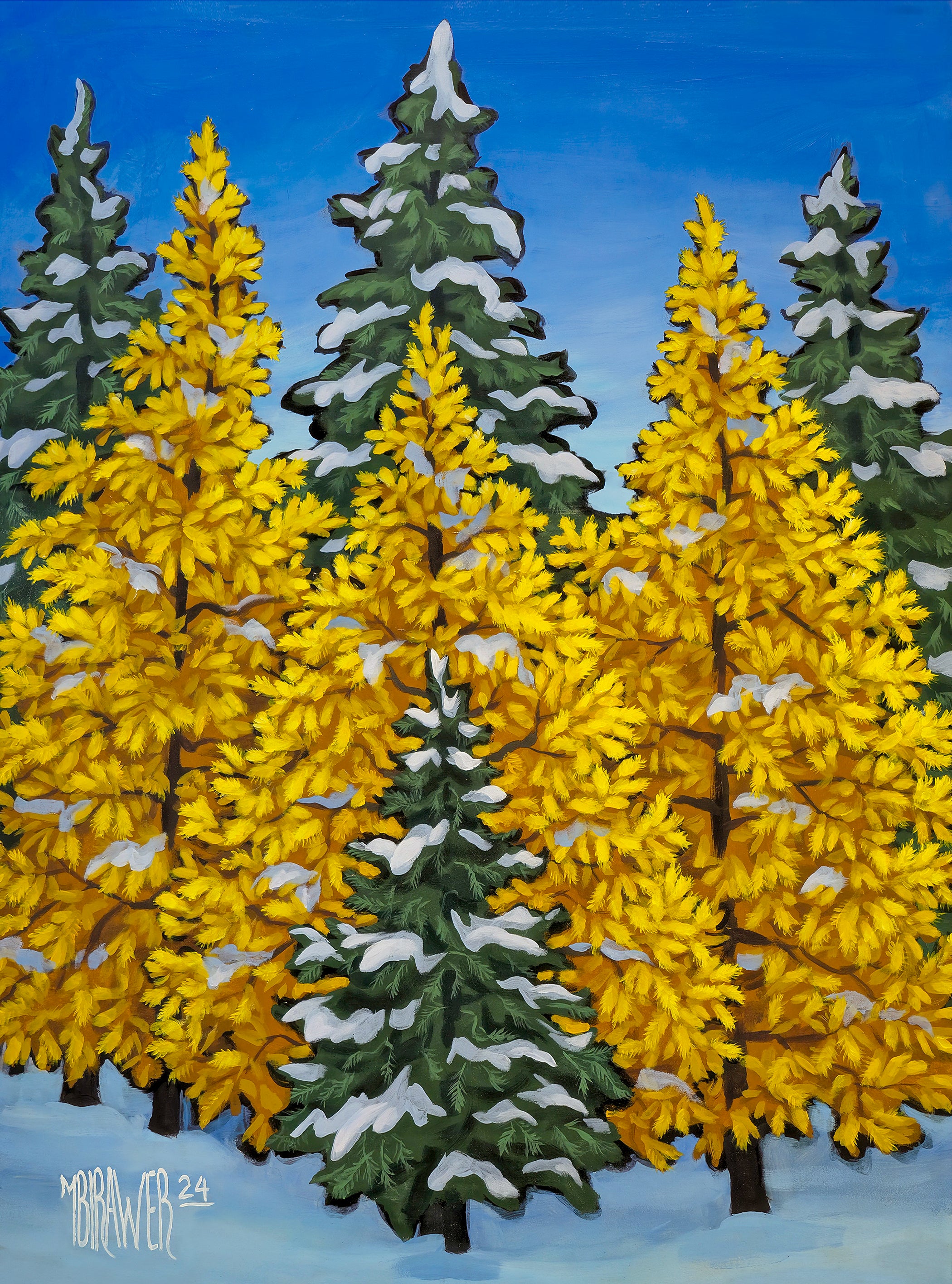 Tree Family - Original Painting AVAILABLE - Michael Birawer