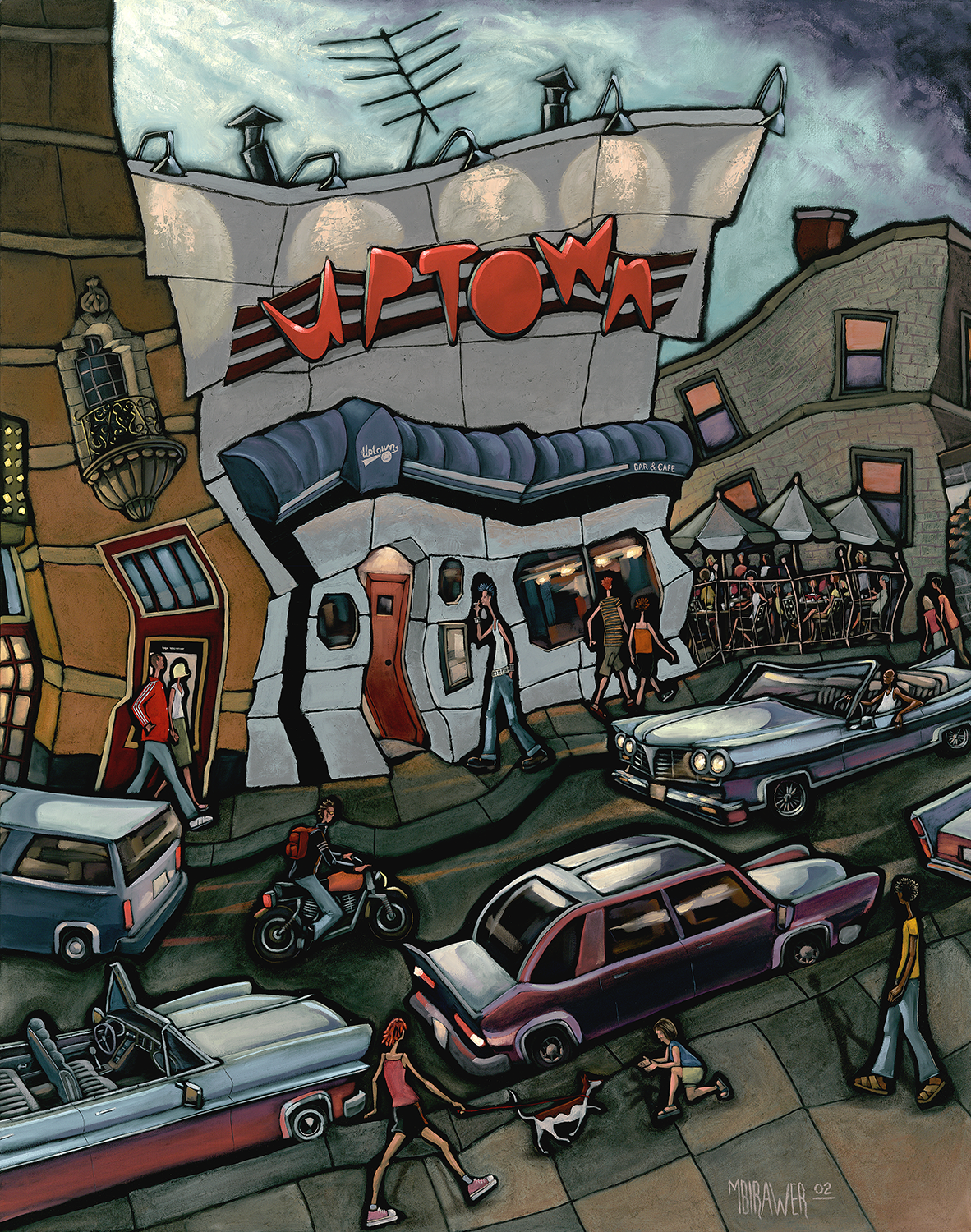 Uptown Bar Original Painting