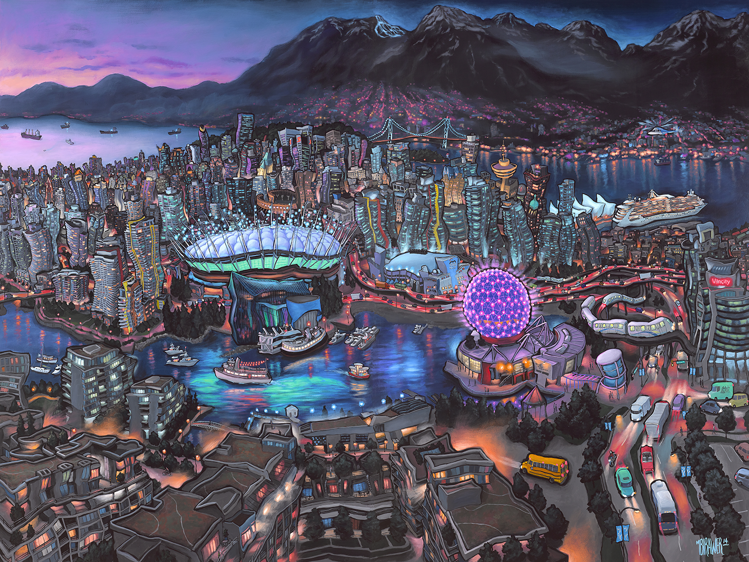 Vancouver Original Painting