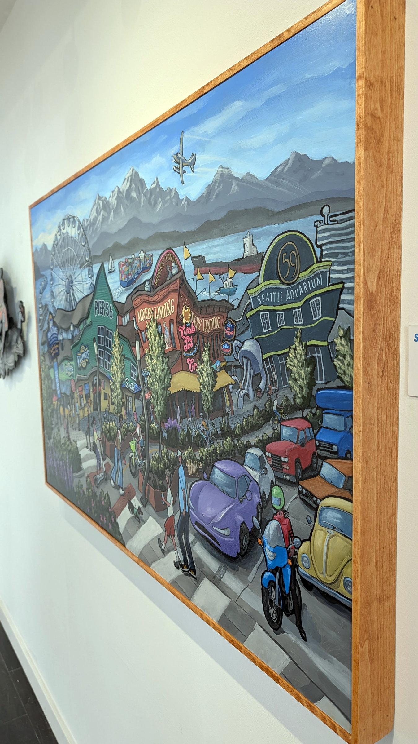 Seattle Waterfront - Original Painting  AVAILABLE