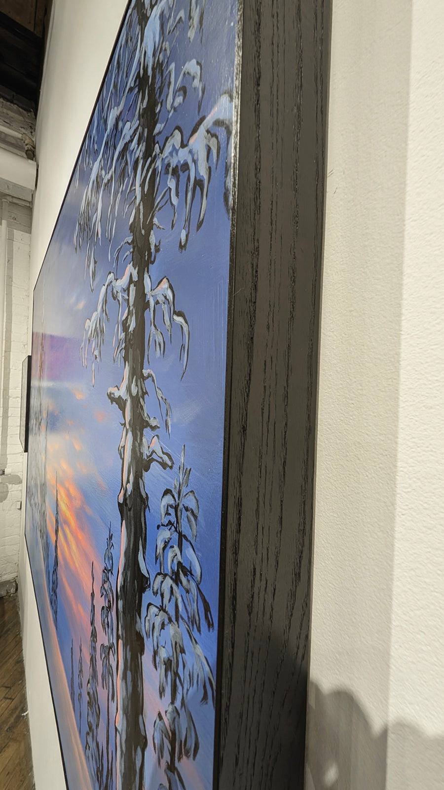 Winter's Last Light Original Painting