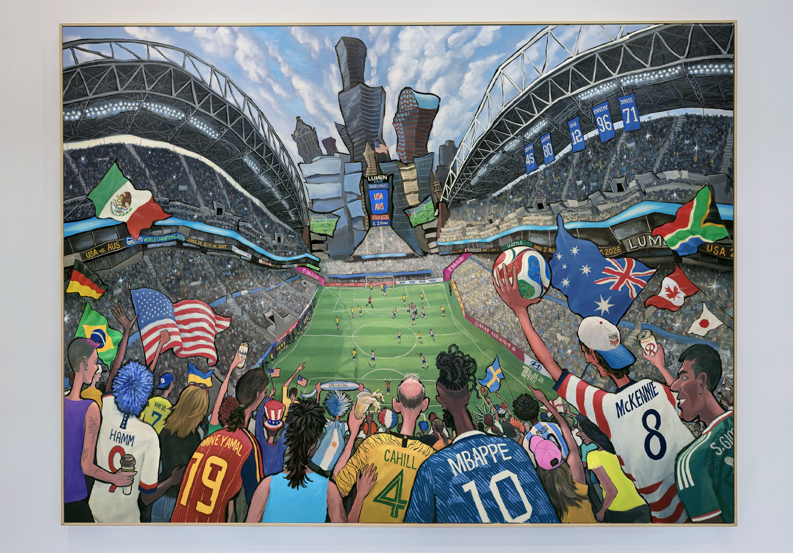 World Cup - Seattle Original Painting   AVAILABLE