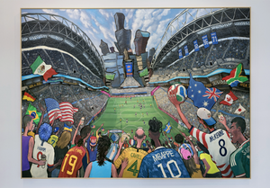 World Cup - Seattle Original Painting   AVAILABLE
