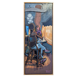 Late Afternoon Lunch Cutout Painting