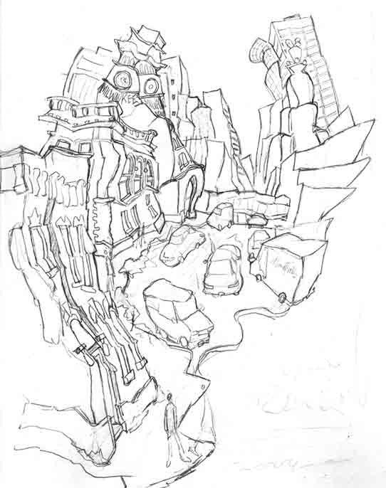3rd and Washington Concept Drawing