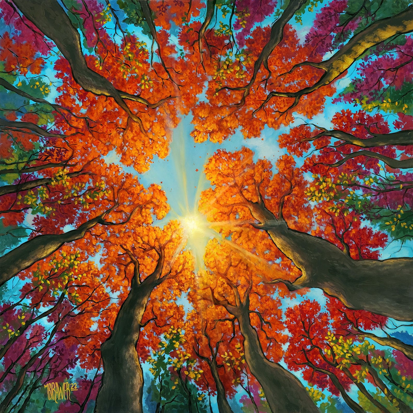 Autumn Canopy II Original Painting