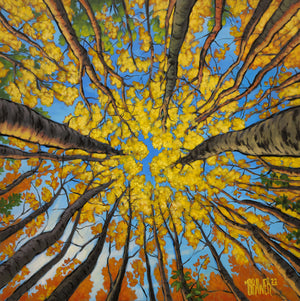 Autumn Canopy I Original Painting