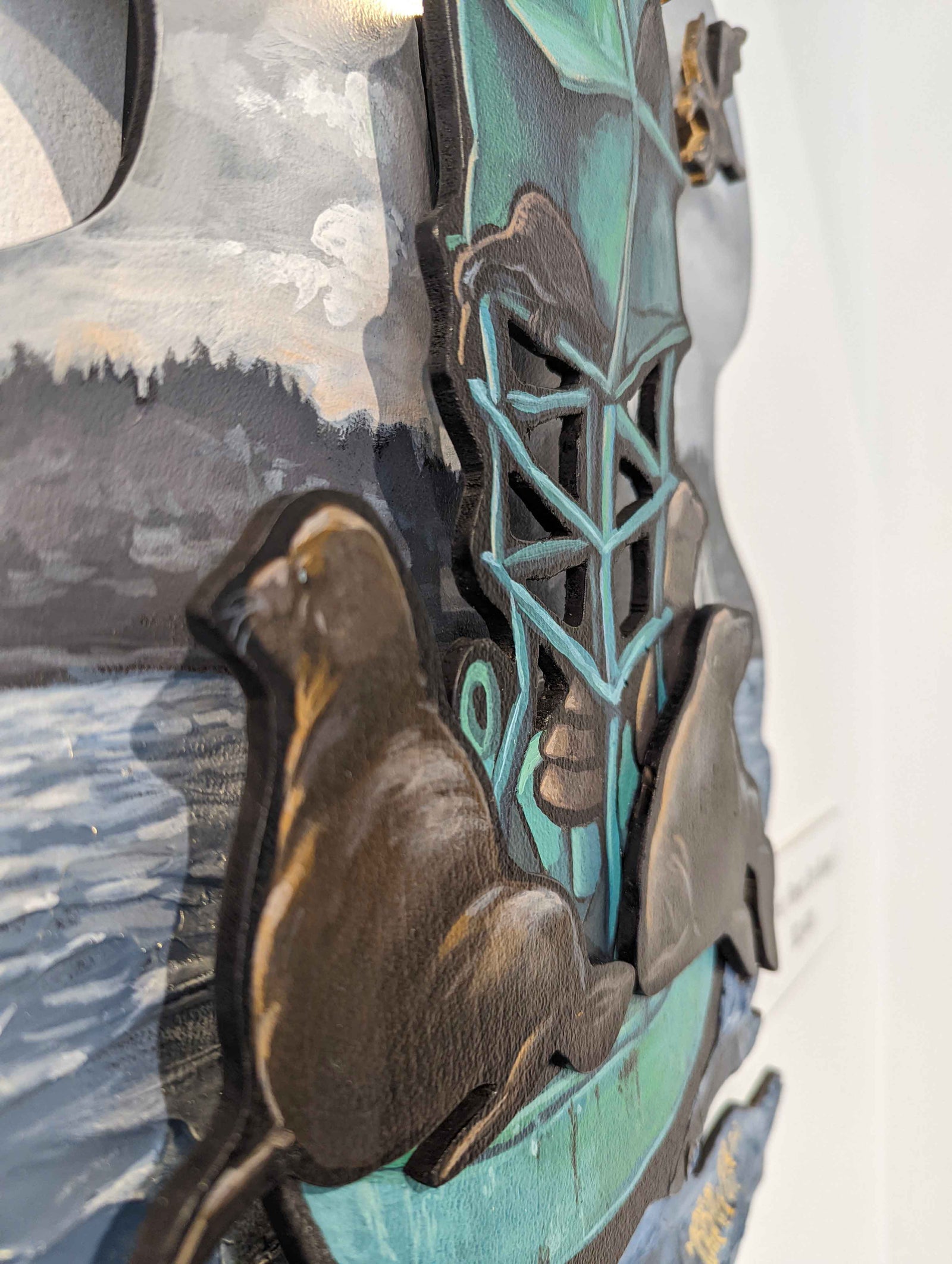 A Brief Rest On Buoy 1 Original Painting