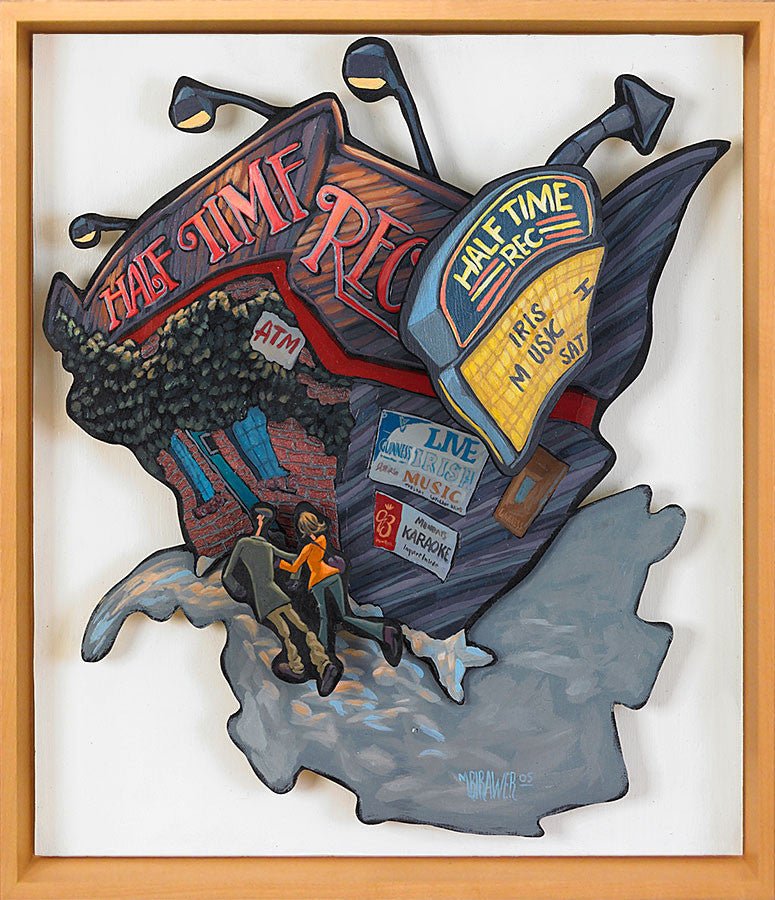 Half Time Rec Cutout Painting