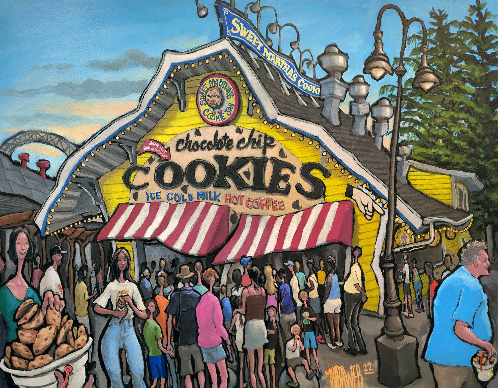 Sweet Martha's Cookies Original Painting