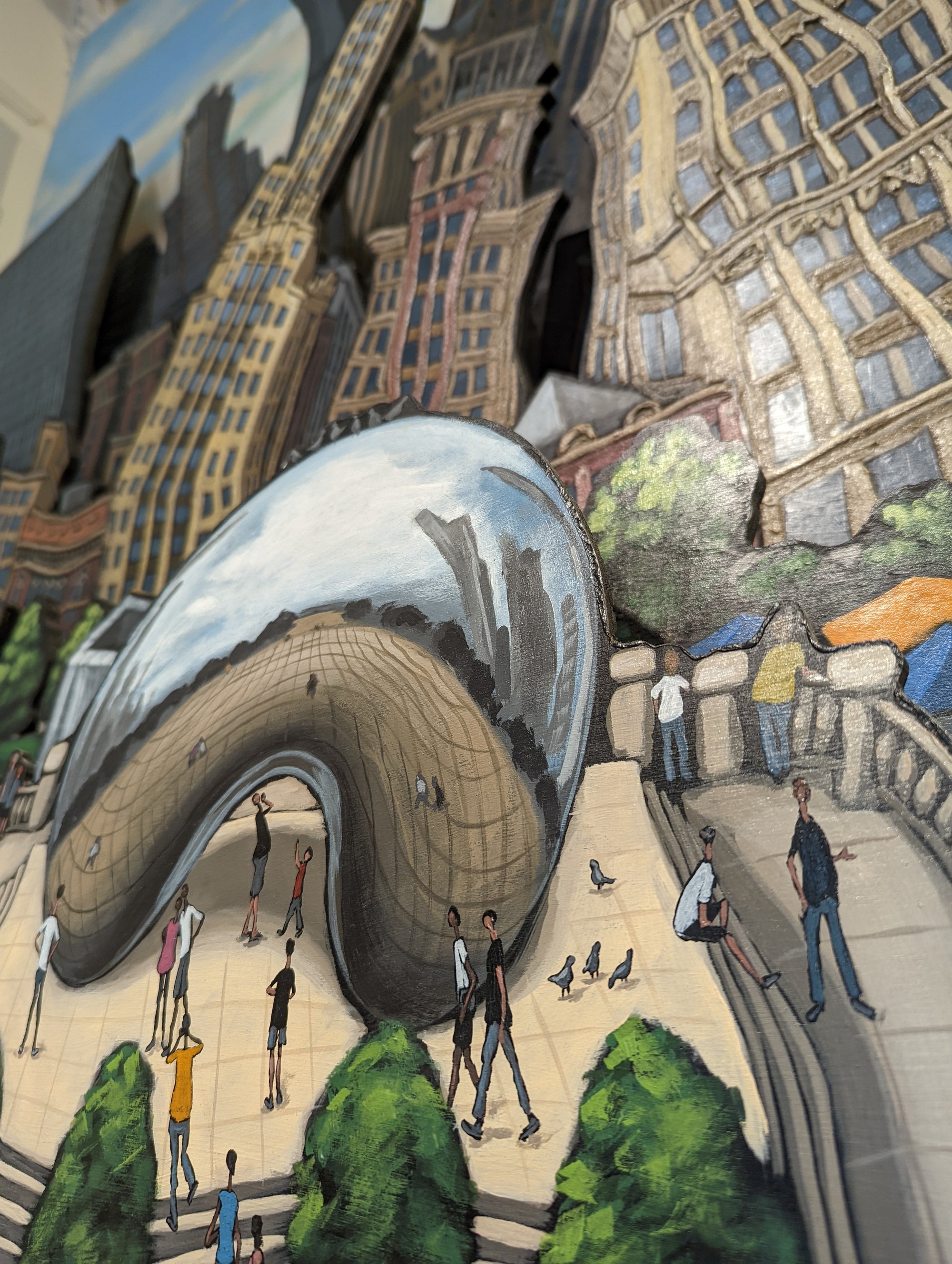 Millennium Park - Chicago Original Painting