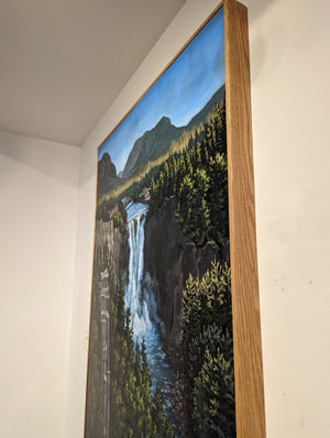 Snoqualmie Falls Original Painting  AVAILABLE