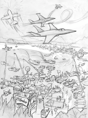 Seafair 65th Anniversary Original Painting