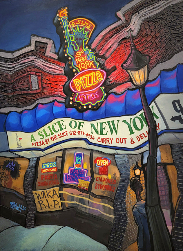 A Slice of New York Original Painting  AVAILABLE