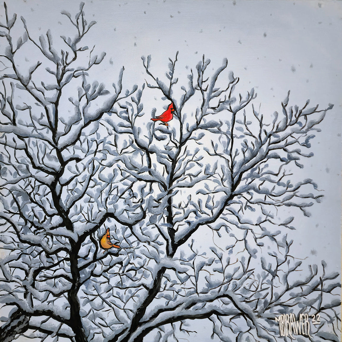 Together, This Winter Original Painting  AVAILABLE