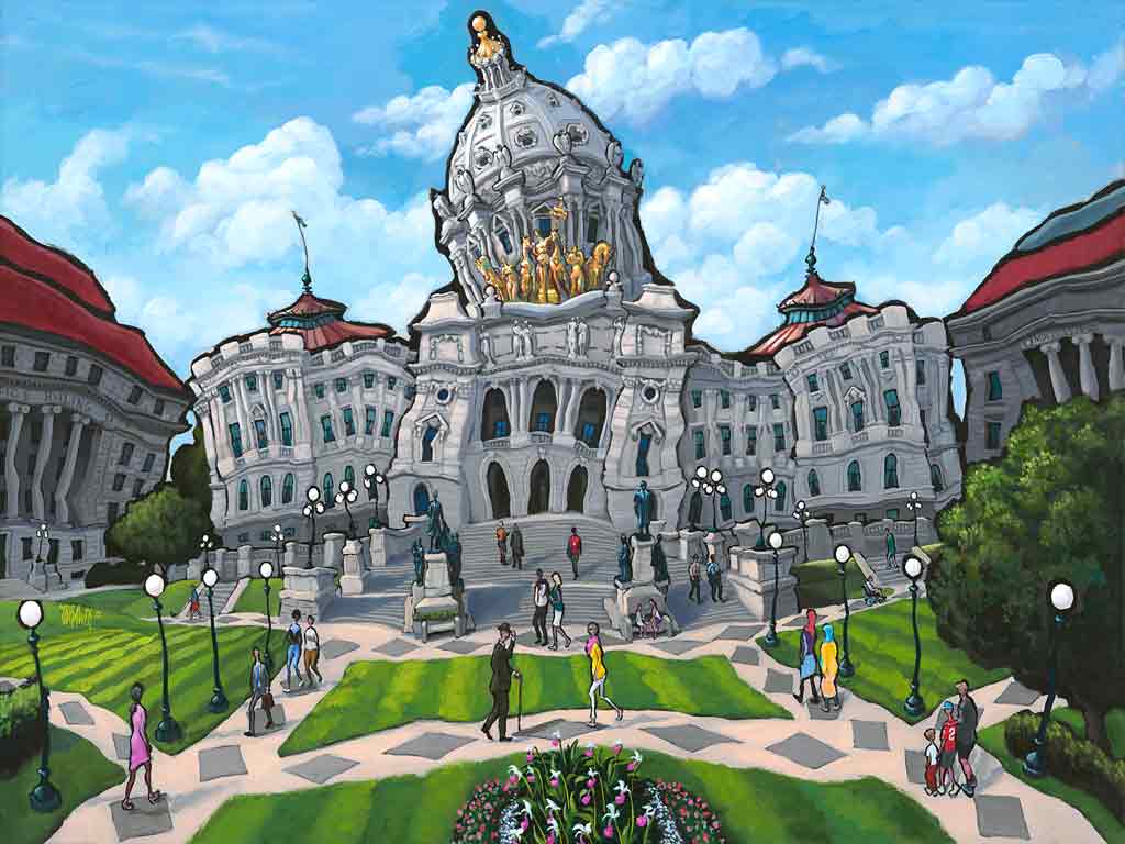 Minnesota State Capitol Original Painting