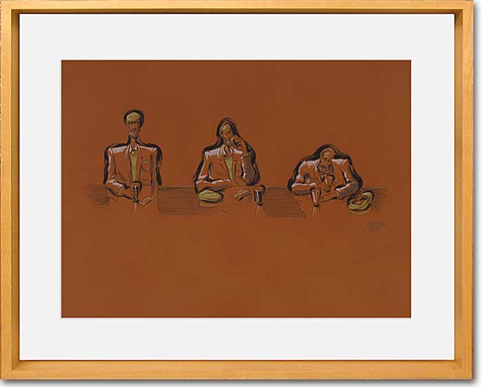Digressing Man Original Drawing