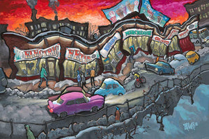 Electric Fetus Original Painting
