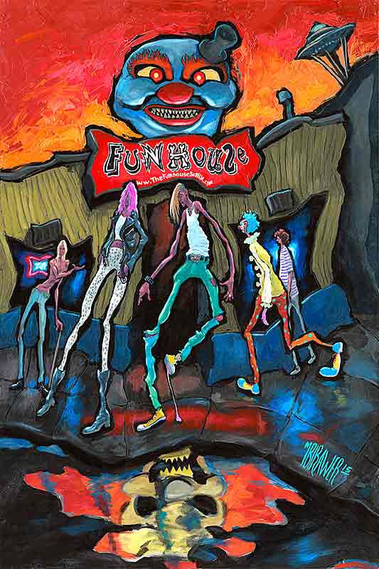 Funhouse Original Painting