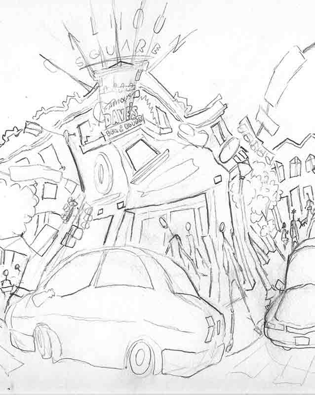 Hennepin and Lake Concept Drawing