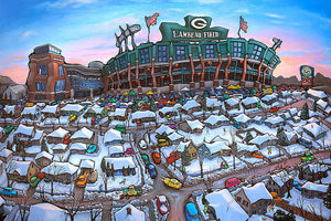 Sunday Afternoon Green Bay Original Painting