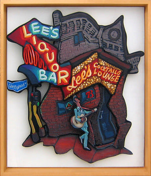 Lee's Liquor Lounge Cutout Painting