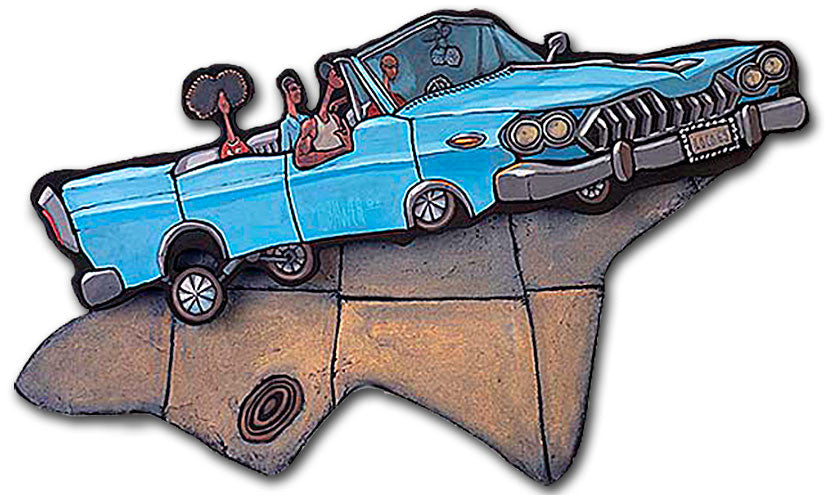 Low Rider Cutout Painting