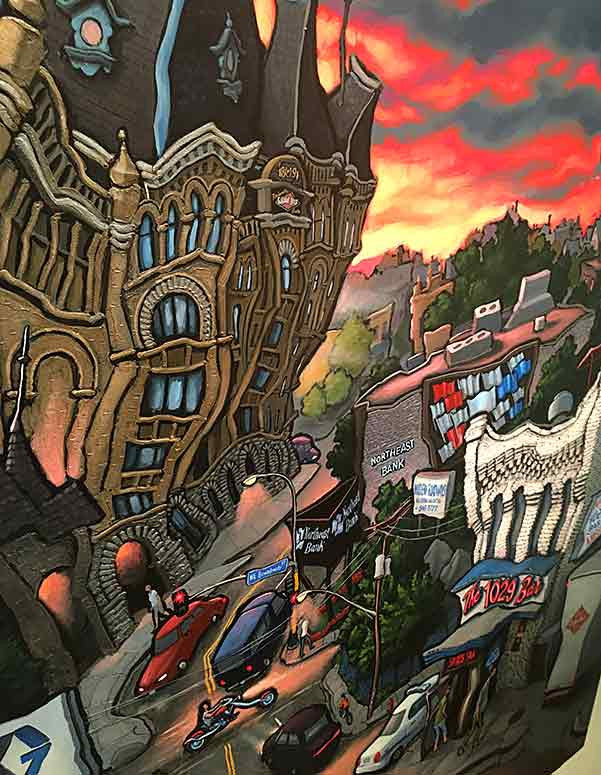 Marshall & Broadway - Minneapolis Original Painting