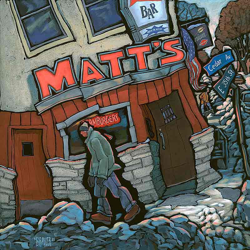 Matt's Bar Original Painting