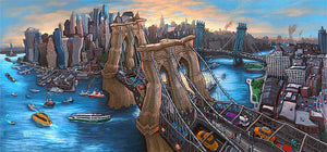 Brooklyn Bridge New York Original Painting