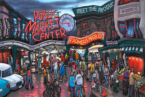 Pike Place Market Original Painting