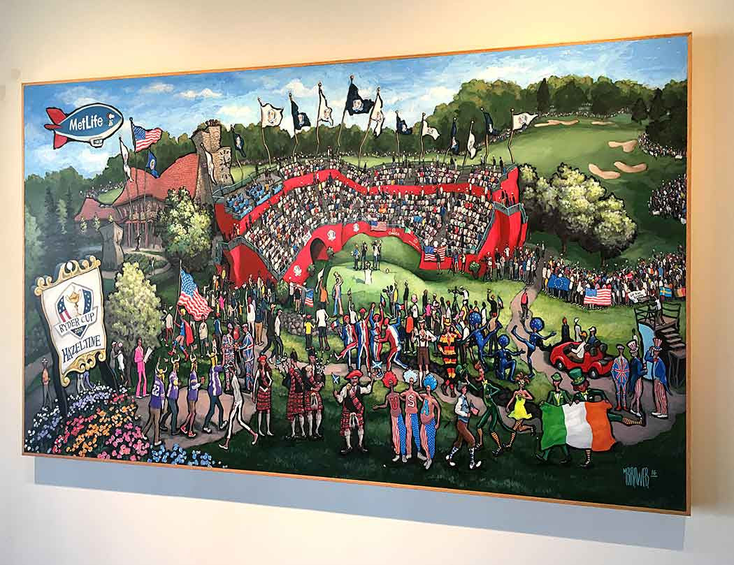 Ryder Cup 2016 Original Painting