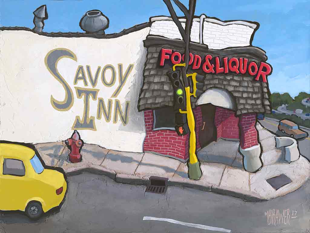 Red's Savoy Pizza - St. Paul Original Painting