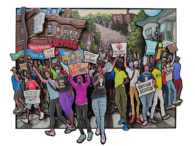 Say His Name Original Painting