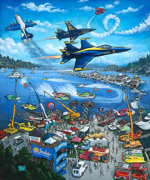Seafair 65th Anniversary Original Painting