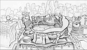 Target Field - Home of the Twins Concept Drawing