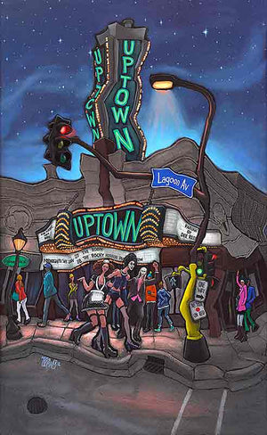 Uptown Theater Original Painting