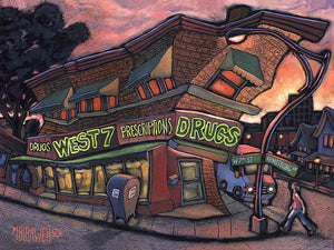 West 7th Drug Original Painting